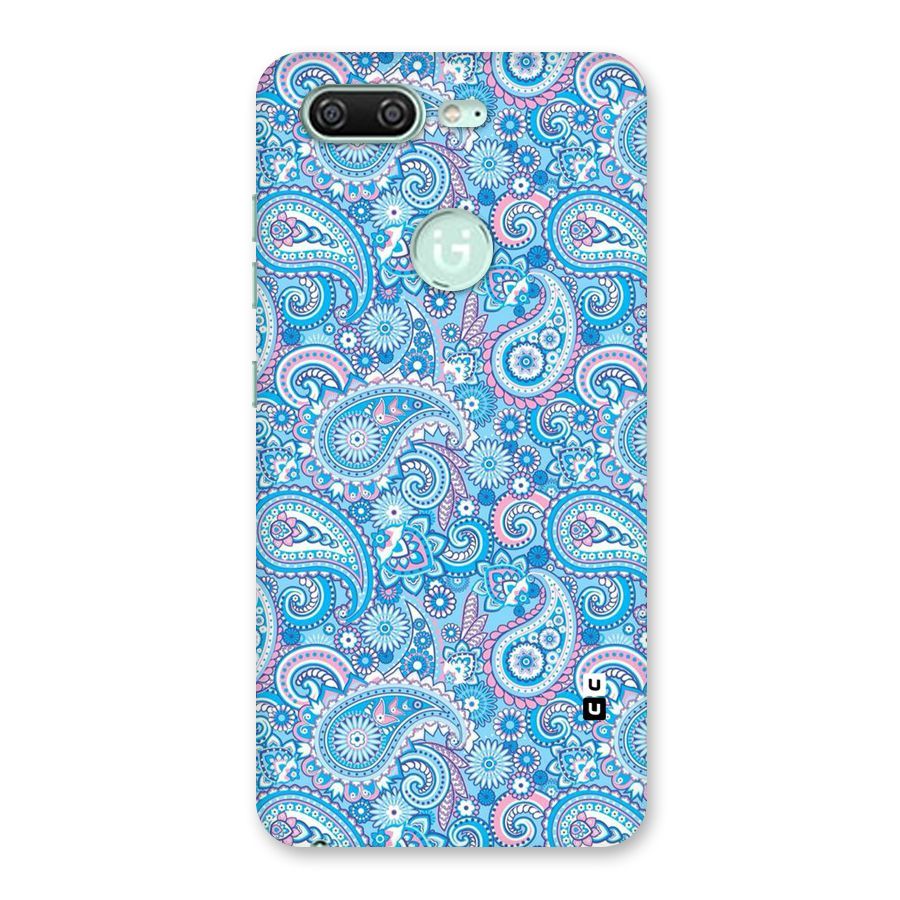 Blue Block Pattern Back Case for Gionee S10