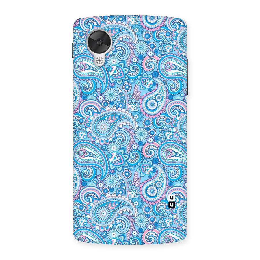 Blue Block Pattern Back Case for Google Nexsus 5