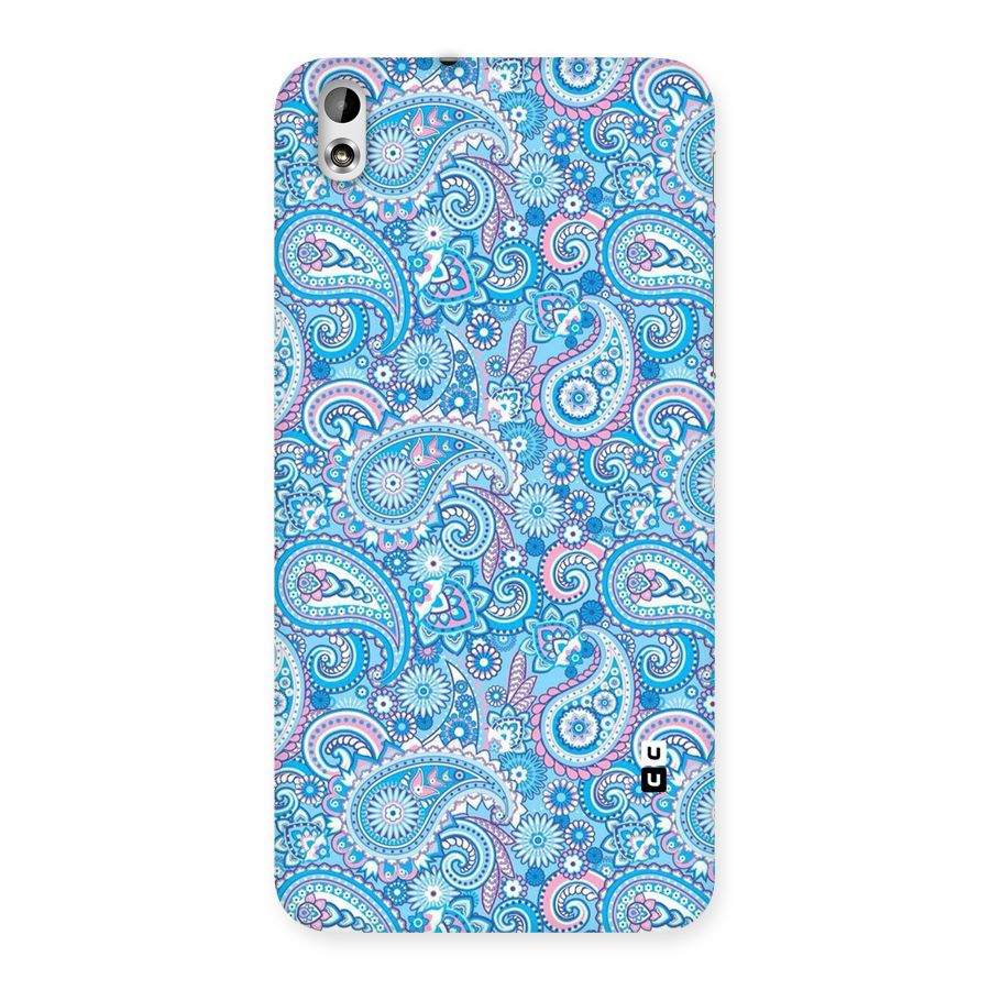 Blue Block Pattern Back Case for HTC Desire 816g
