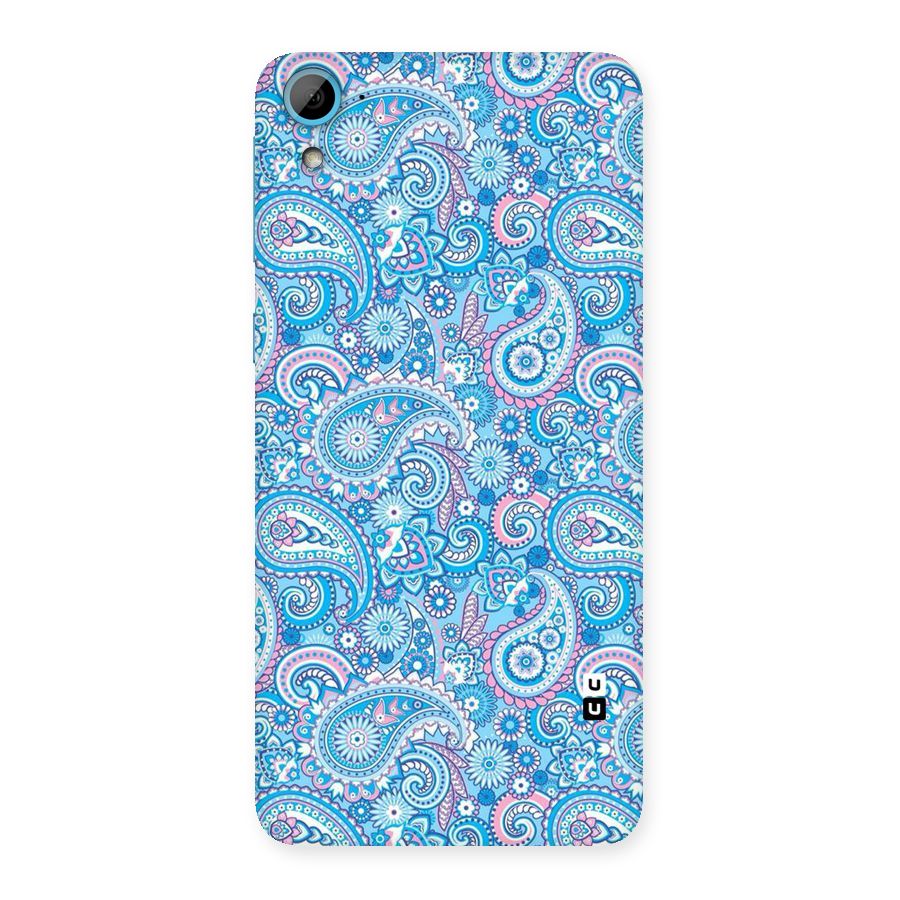 Blue Block Pattern Back Case for HTC Desire 826