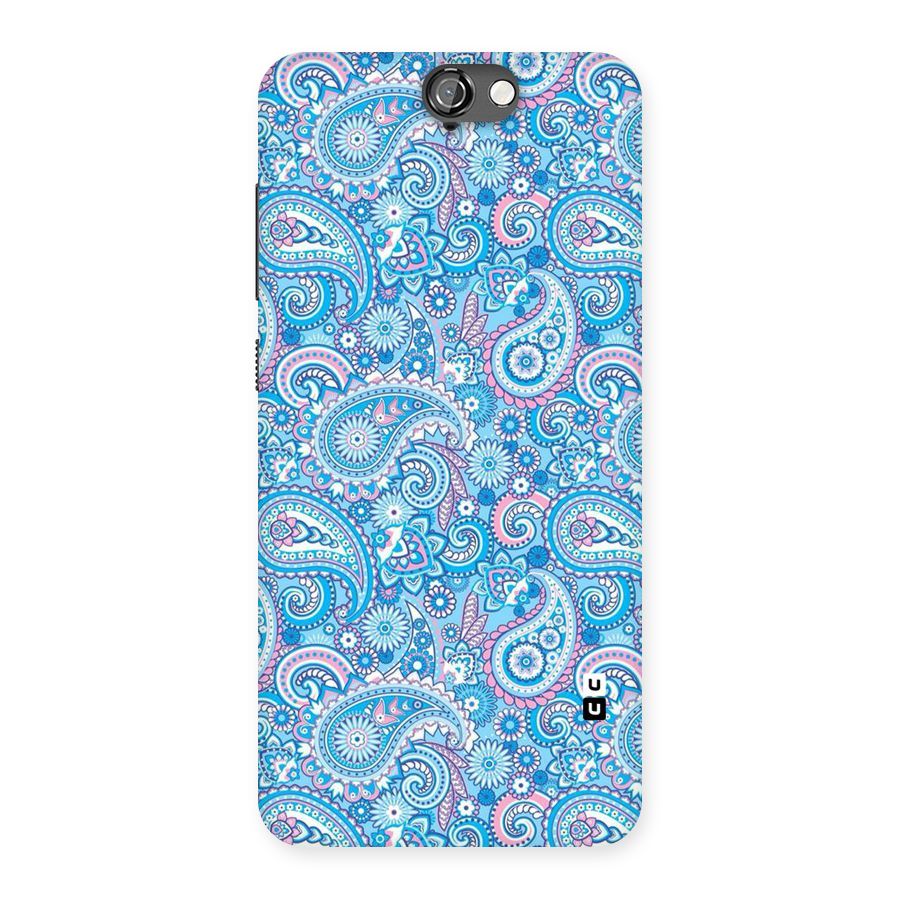 Blue Block Pattern Back Case for HTC One A9