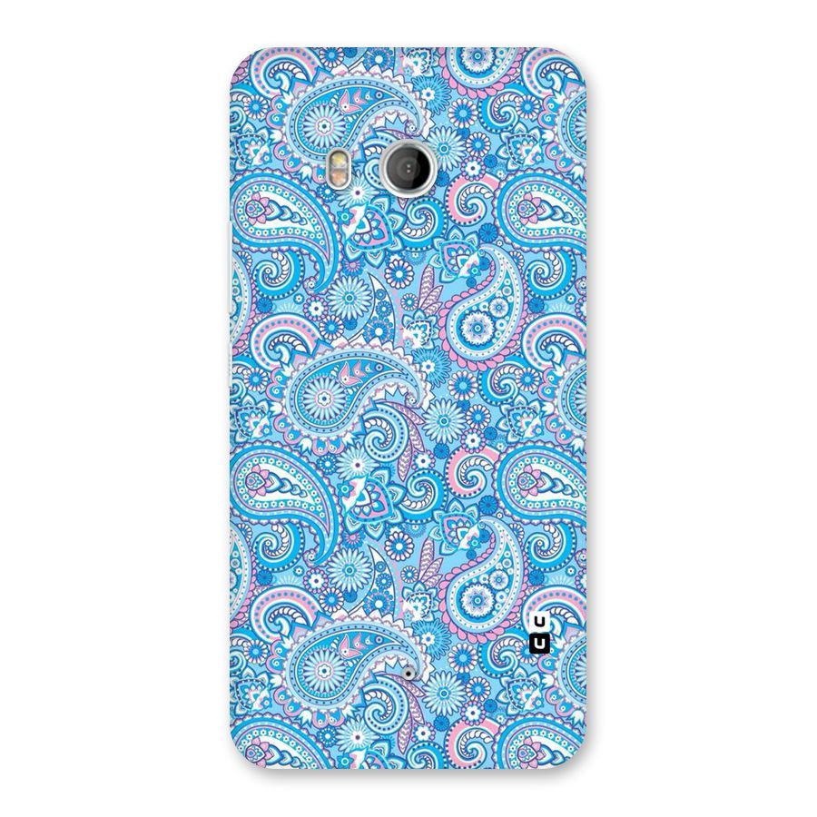 Blue Block Pattern Back Case for HTC U11