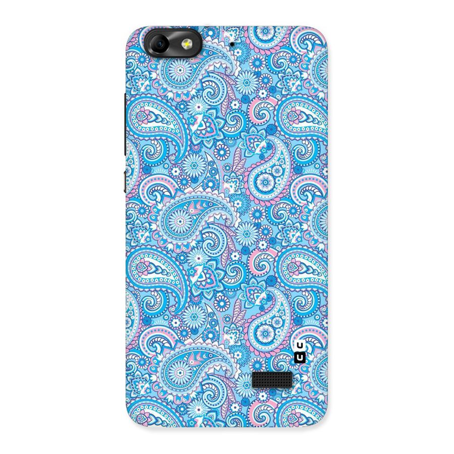 Blue Block Pattern Back Case for Honor 4C