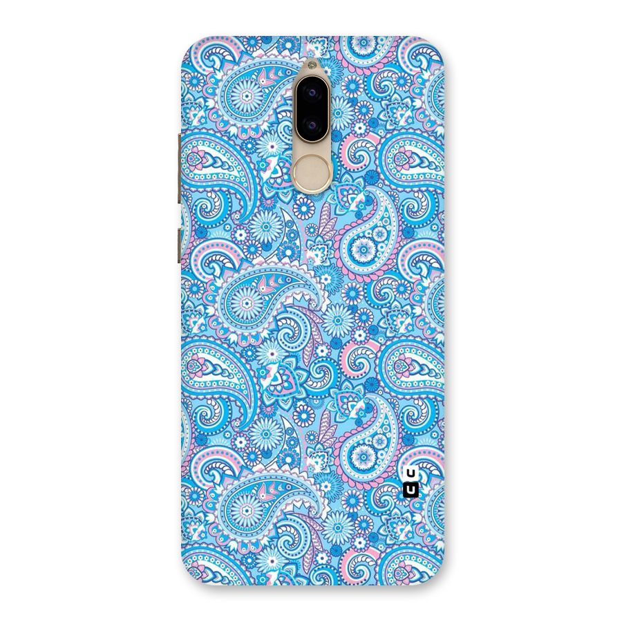 Blue Block Pattern Back Case for Honor 9i