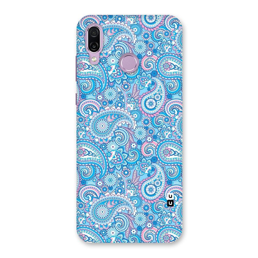 Blue Block Pattern Back Case for Honor Play