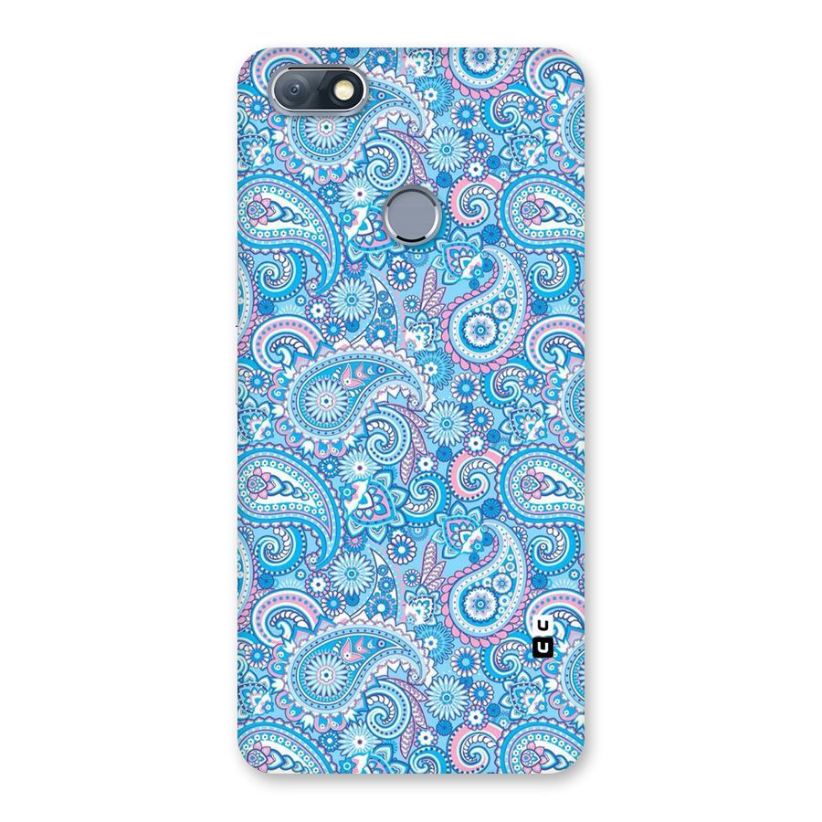 Blue Block Pattern Back Case for Infinix Note 5