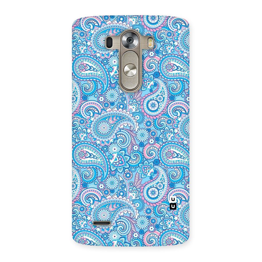 Blue Block Pattern Back Case for LG G3