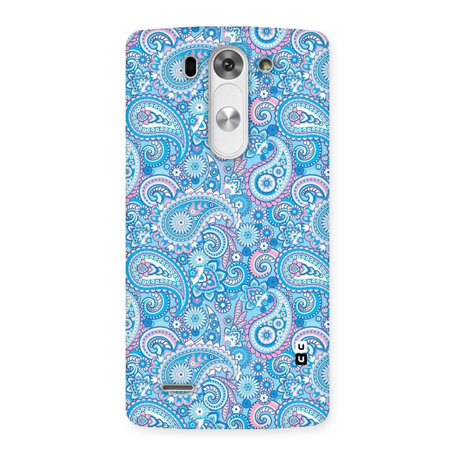 Blue Block Pattern Back Case for LG G3 Mini