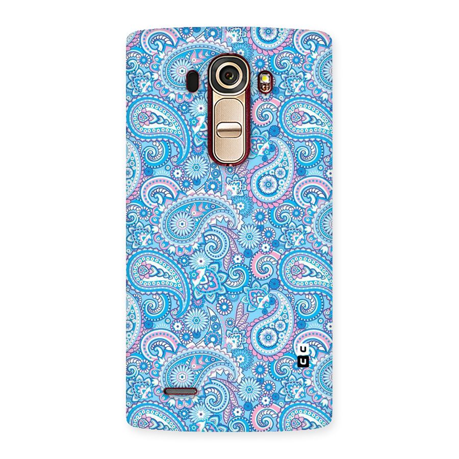 Blue Block Pattern Back Case for LG G4