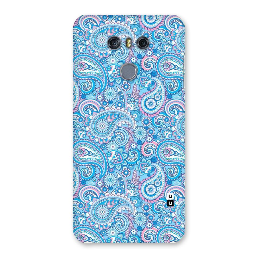 Blue Block Pattern Back Case for LG G6