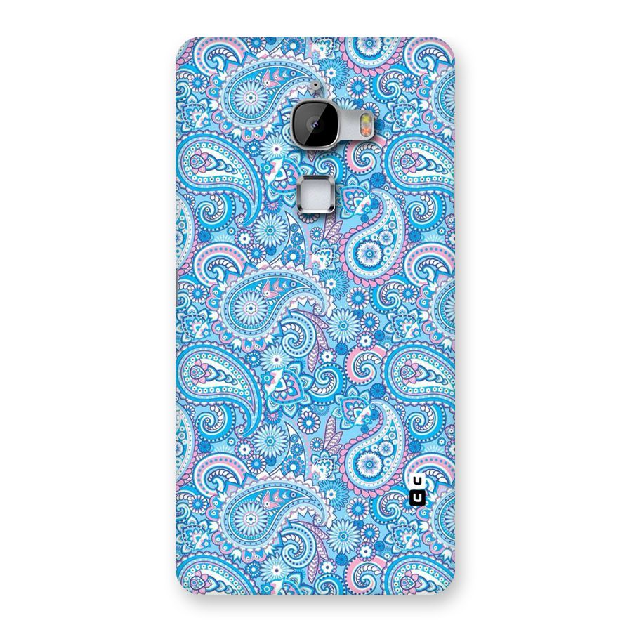 Blue Block Pattern Back Case for LeTv Le Max