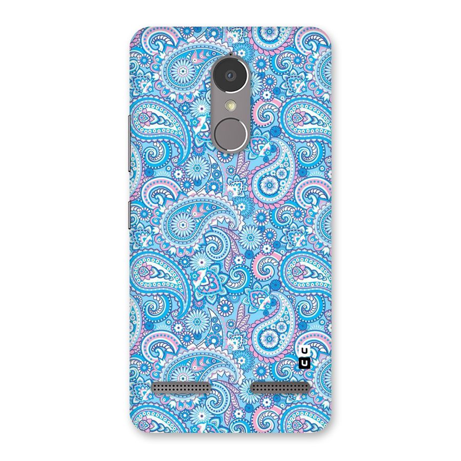 Blue Block Pattern Back Case for Lenovo K6 Power