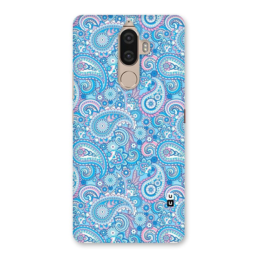 Blue Block Pattern Back Case for Lenovo K8 Note