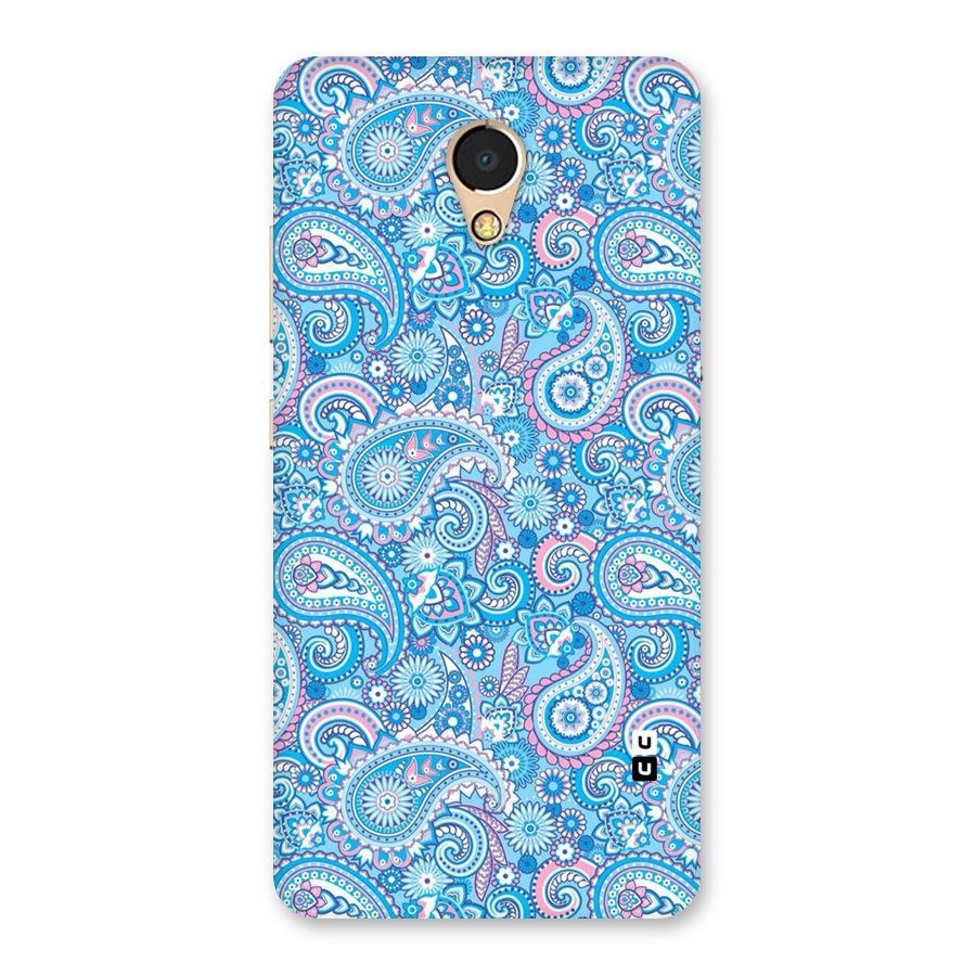 Blue Block Pattern Back Case for Lenovo P2
