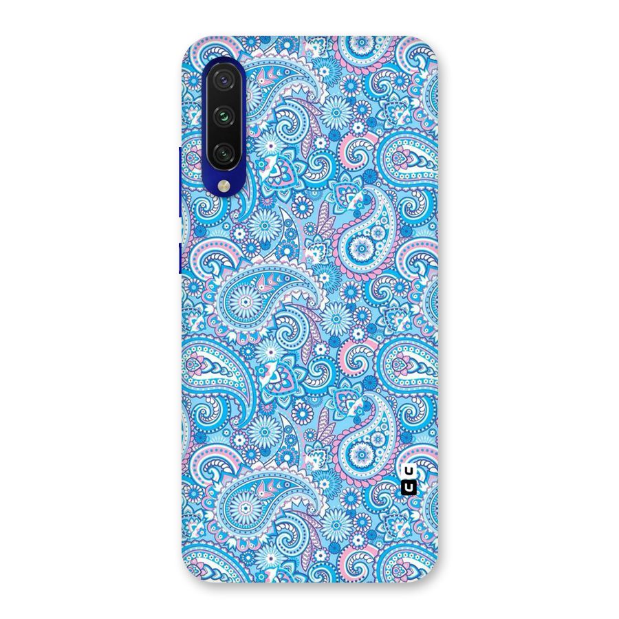 Blue Block Pattern Back Case for Mi A3