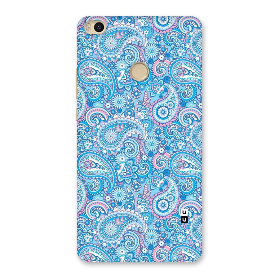 Blue Block Pattern Back Case for Mi Max 2