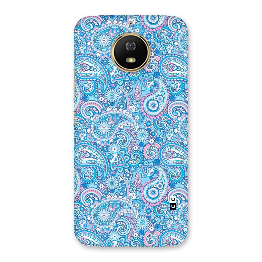 Blue Block Pattern Back Case for Moto G5s