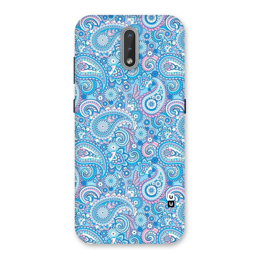 Blue Block Pattern Back Case for Nokia 2.3