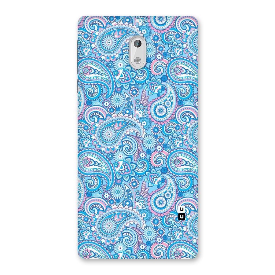 Blue Block Pattern Back Case for Nokia 3