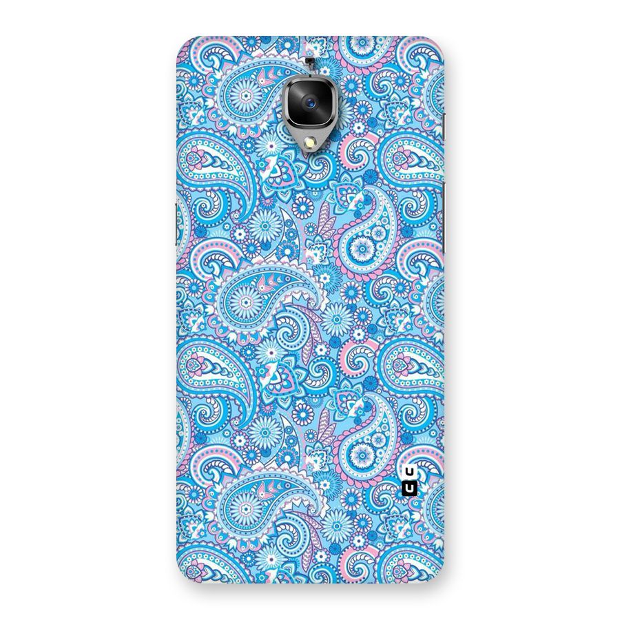 Blue Block Pattern Back Case for OnePlus 3