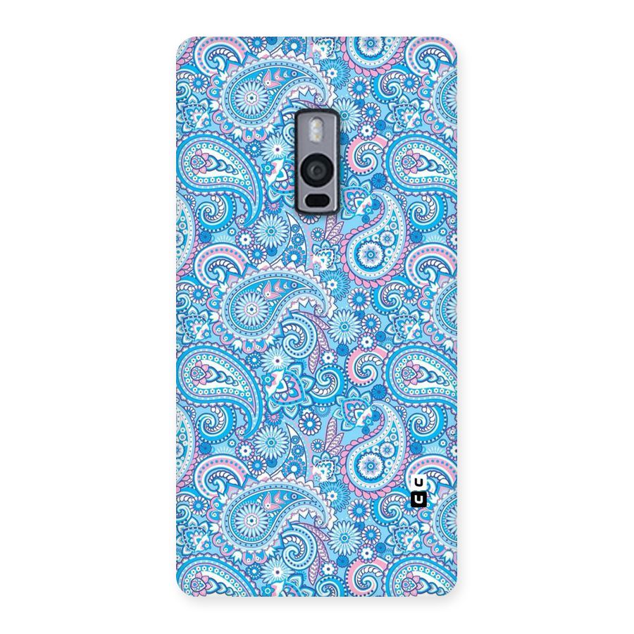 Blue Block Pattern Back Case for OnePlus Two