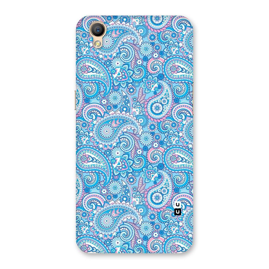 Blue Block Pattern Back Case for Oppo A37