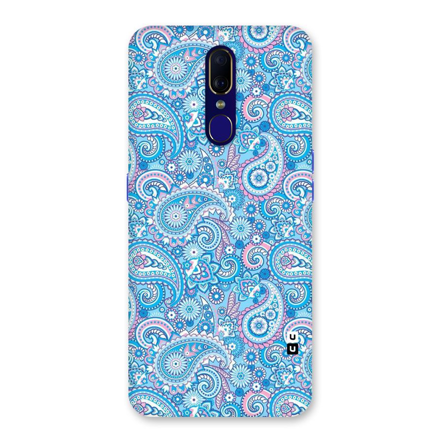 Blue Block Pattern Back Case for Oppo A9