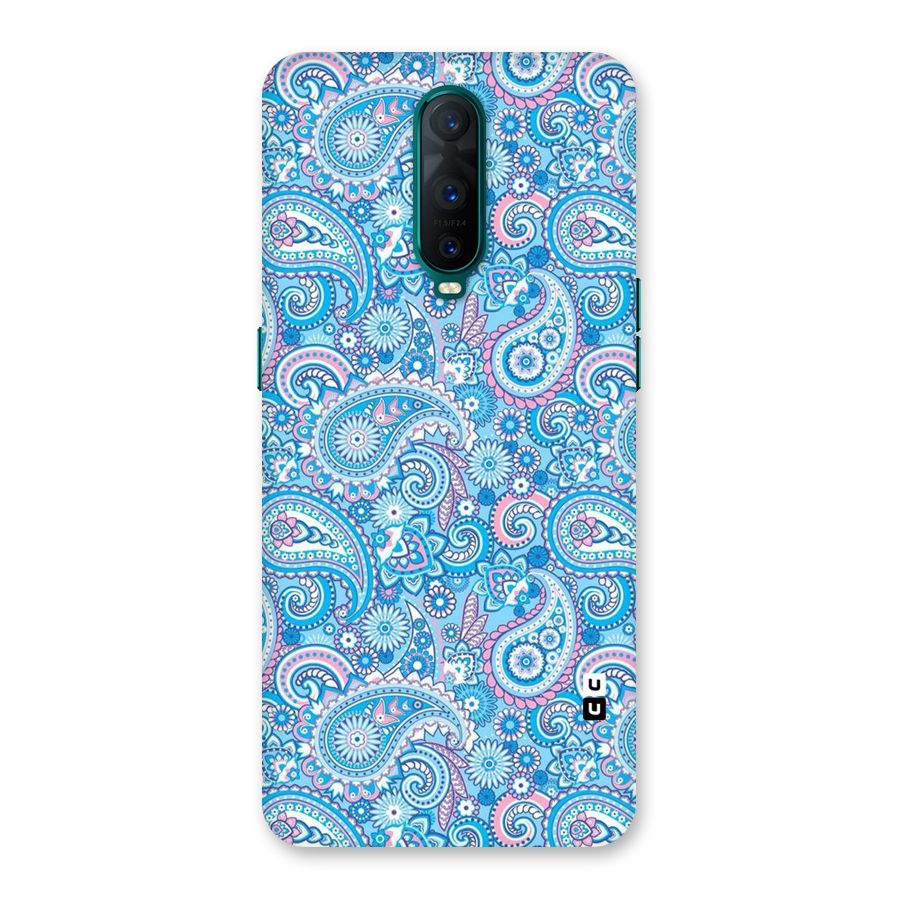 Blue Block Pattern Back Case for Oppo R17 Pro