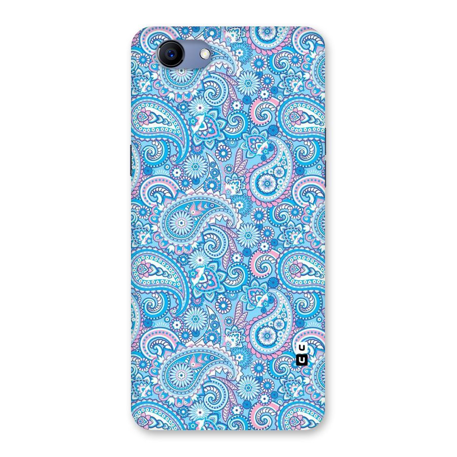 Blue Block Pattern Back Case for Oppo Realme 1