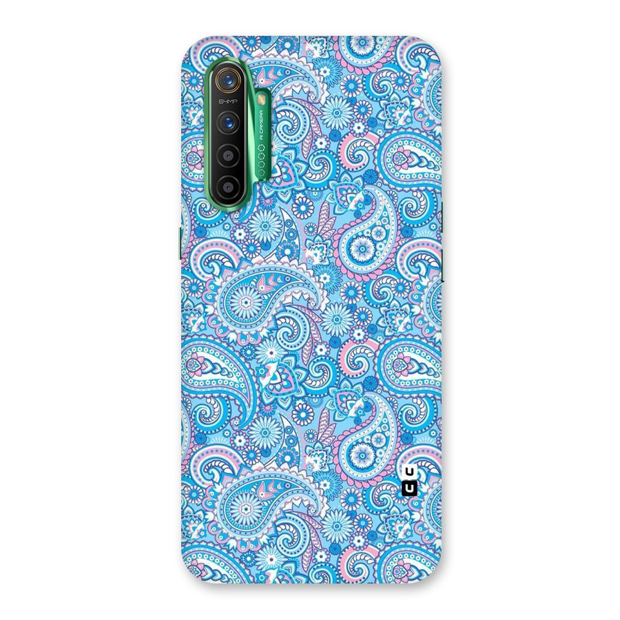 Blue Block Pattern Back Case for Realme X2