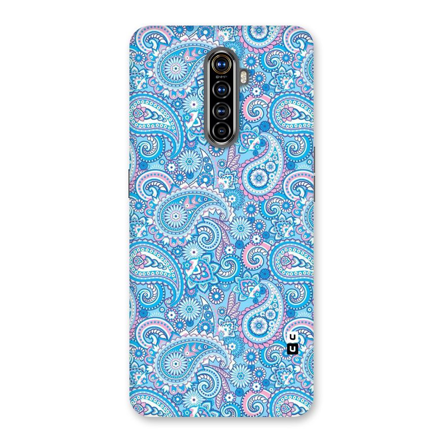 Blue Block Pattern Back Case for Realme X2 Pro