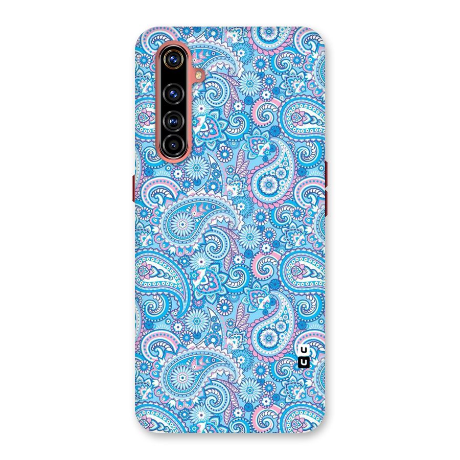 Blue Block Pattern Back Case for Realme X50 Pro