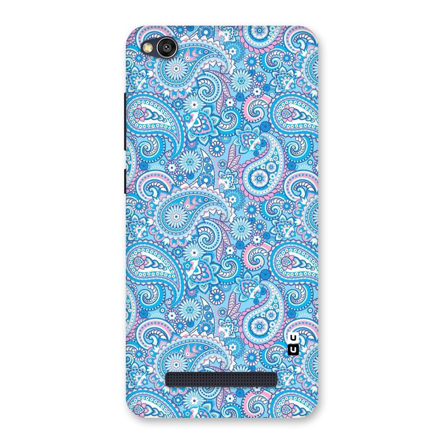 Blue Block Pattern Back Case for Redmi 4A