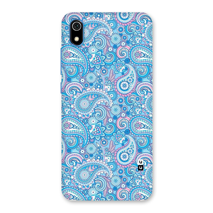 Blue Block Pattern Back Case for Redmi 7A