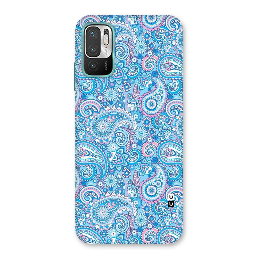 Blue Block Pattern Back Case for Redmi Note 10T 5G