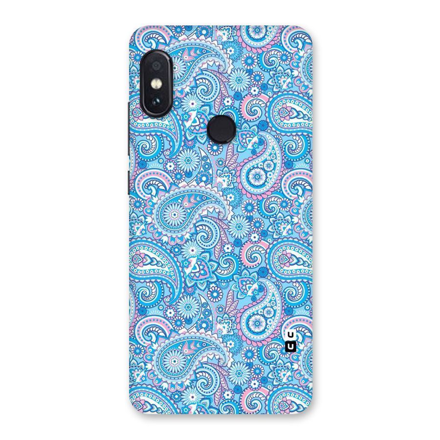 Blue Block Pattern Back Case for Redmi Note 5 Pro