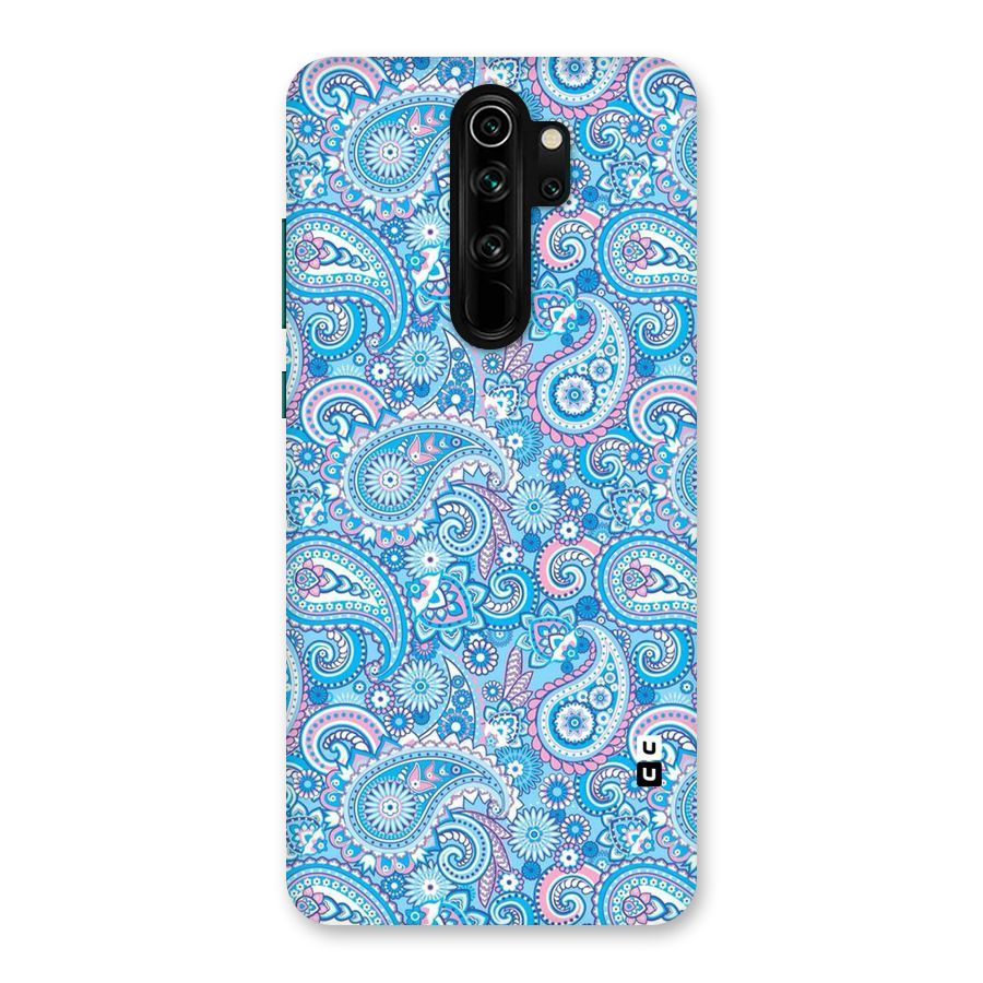 Blue Block Pattern Back Case for Redmi Note 8 Pro