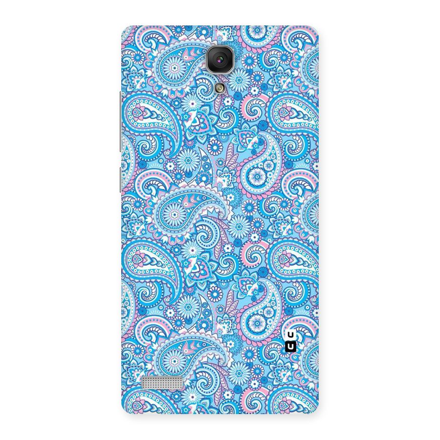 Blue Block Pattern Back Case for Redmi Note Prime