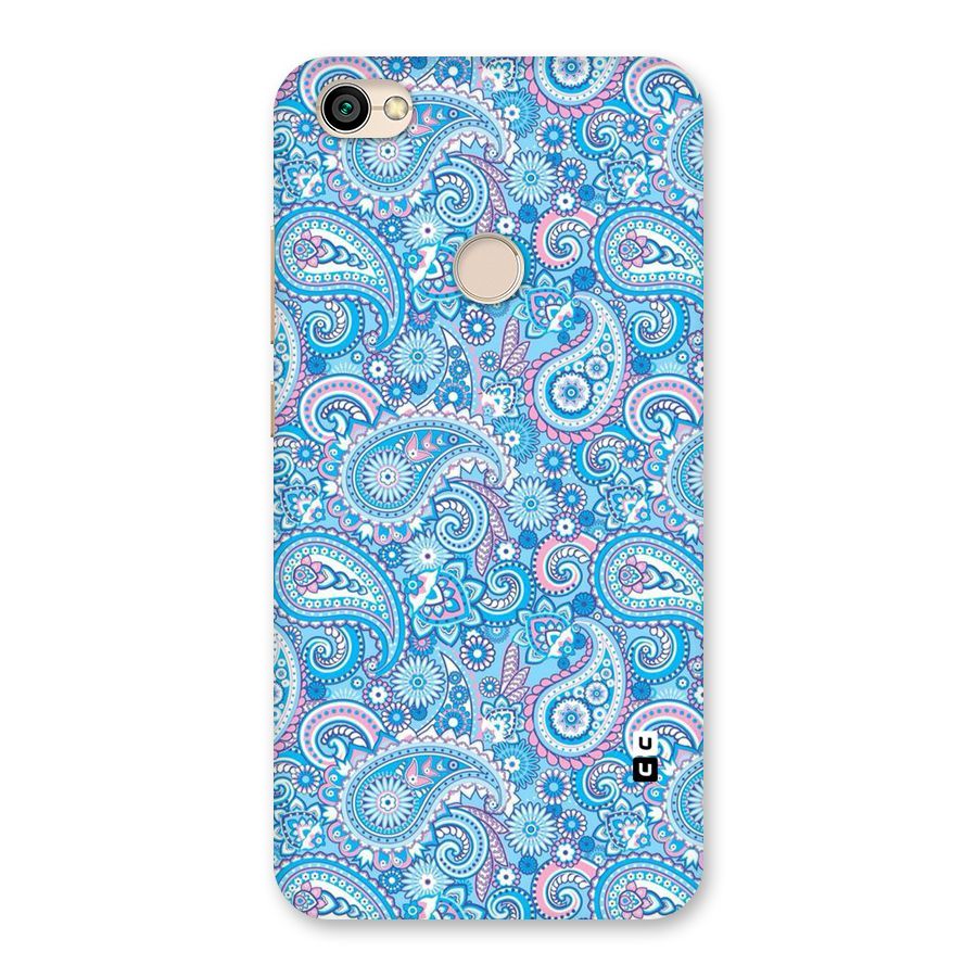 Blue Block Pattern Back Case for Redmi Y1 2017