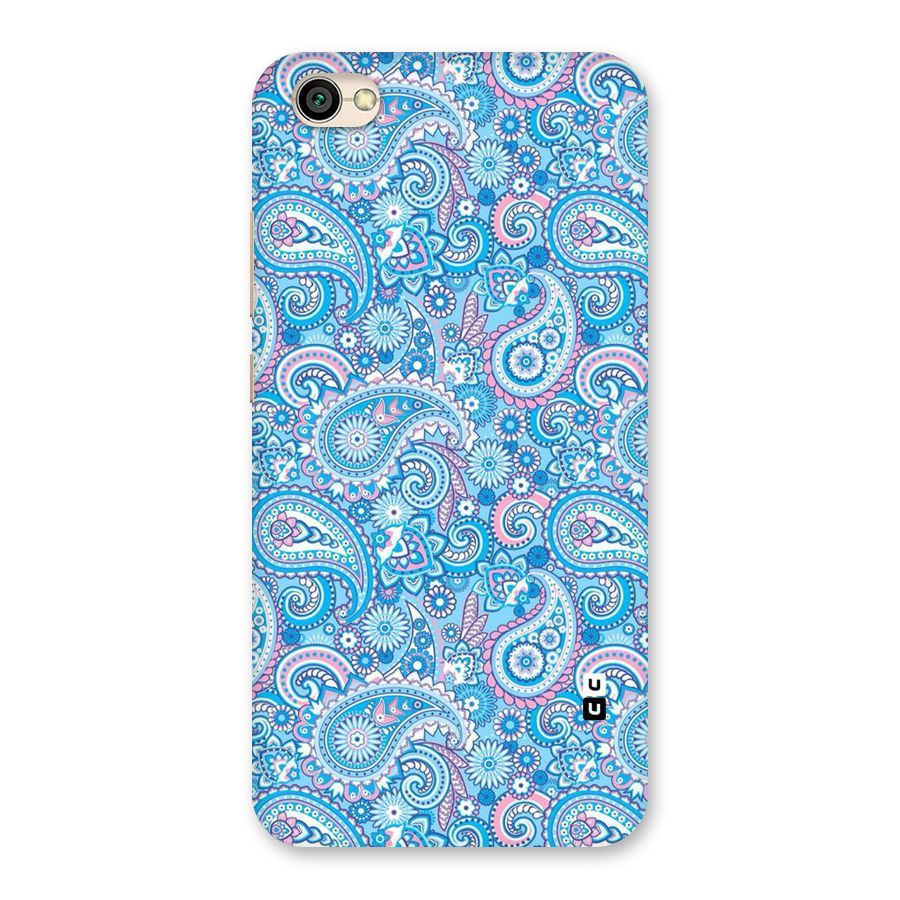 Blue Block Pattern Back Case for Redmi Y1 Lite