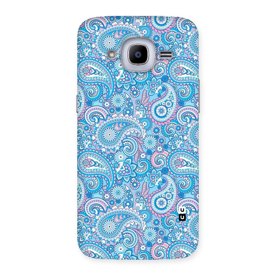 Blue Block Pattern Back Case for Samsung Galaxy J2 Pro