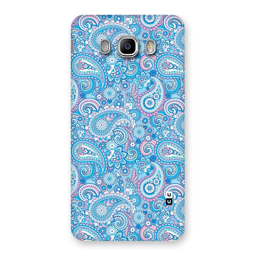 Blue Block Pattern Back Case for Samsung Galaxy J5 2016