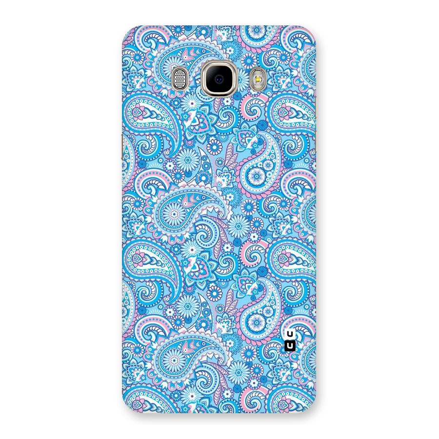 Blue Block Pattern Back Case for Samsung Galaxy J7 2016