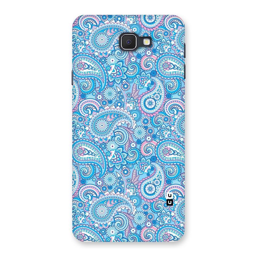 Blue Block Pattern Back Case for Samsung Galaxy J7 Prime