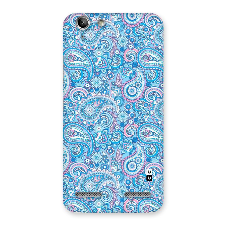 Blue Block Pattern Back Case for Vibe K5 Plus