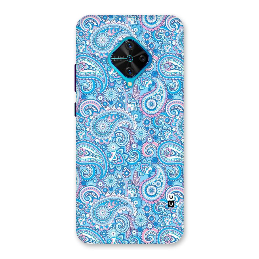 Blue Block Pattern Back Case for Vivo S1 Pro