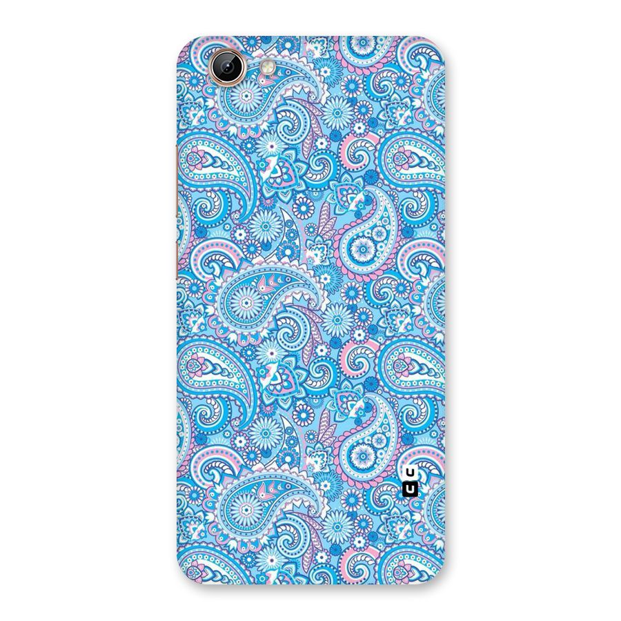 Blue Block Pattern Back Case for Vivo Y71i