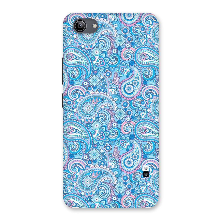 Blue Block Pattern Back Case for Vivo Y81i