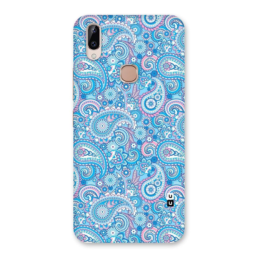 Blue Block Pattern Back Case for Vivo Y83 Pro