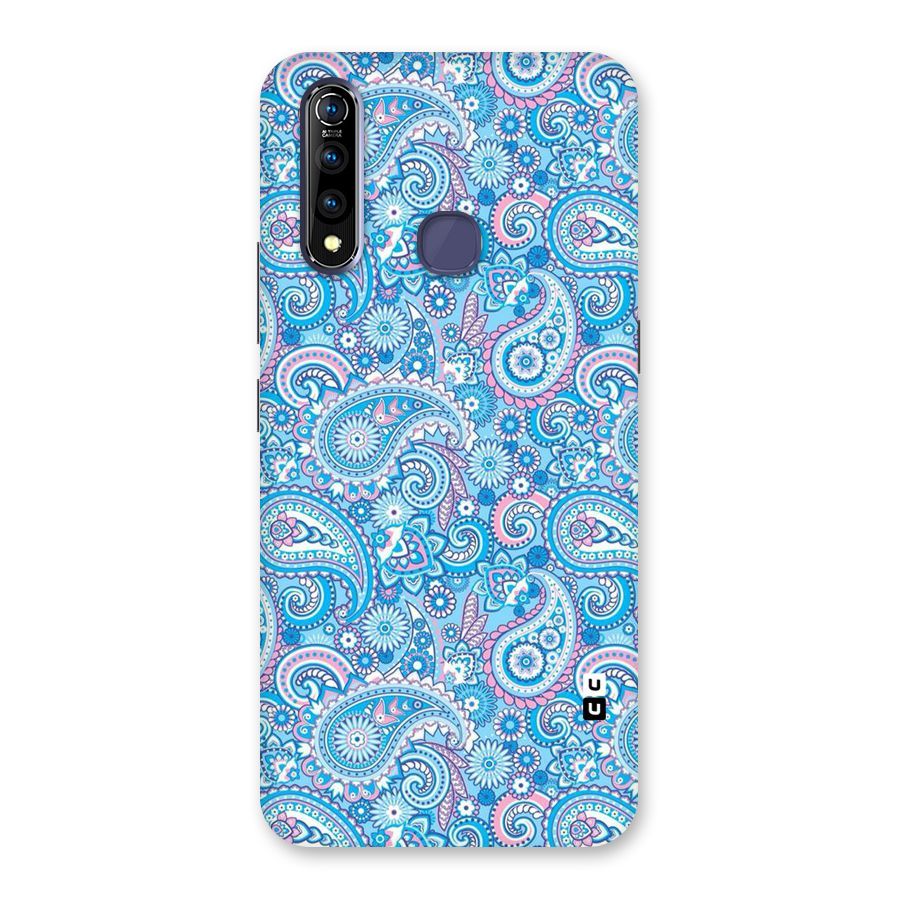 Blue Block Pattern Back Case for Vivo Z1 Pro